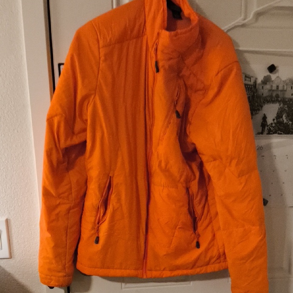 Outdoor Research Vibrant Orange Puffer Jacket